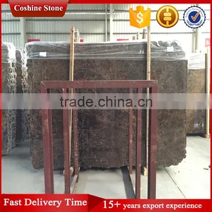 China Dark Emperador Polished Slab Brown Marble thumbnail-2