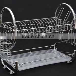 Stainless Steel Kitchen Storage Rack Dish Drying Rack Bowl Rack thumbnail-4