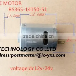 RS365-14150-51 Micromotor Dc12V 85ma 6800rpm for Household Appliances Printer Blower Motor thumbnail-1