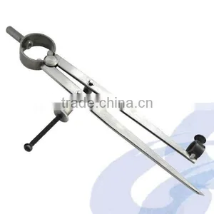 6" High Carbon Steel Full Polished Pencil Compasses Measuring Tool thumbnail-1