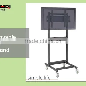 Adjustable in Height Monitor Display Stand, TV Movable Floor Bracket Stand thumbnail-1