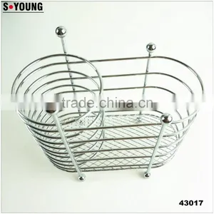 43017 Chrome Finish Utensil Holder Caddy Rack thumbnail-1