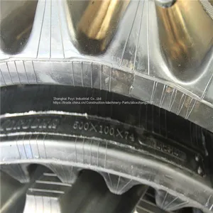 Morroka MK60 Rubber Track,new Condition,500X100X62 thumbnail-1