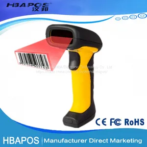 Portable USB 1d Ccd Handheld Supermarket Barcode Scanner Price, Waterproof Cordless Bar Code Scanner thumbnail-1