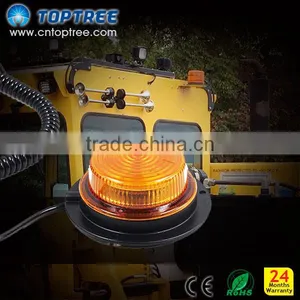 Waterproof Led Emergency Warning Light Amber Rotating Beacon Light 12V thumbnail-1