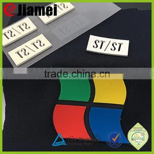 2015 Custom Garment Cute Silicone Print on Fabric Labels thumbnail-1