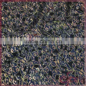 Jacuqard Floral Design Metallic Wholesale Swiss Lace Fabric for Dress/ Tops thumbnail-3