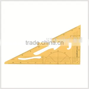 Kearing Brand, Plastic Triangle Scale Ruler, With 1/4 &1/5 Size Normal Printed, Economical Scale Ruler # 8545B thumbnail-1