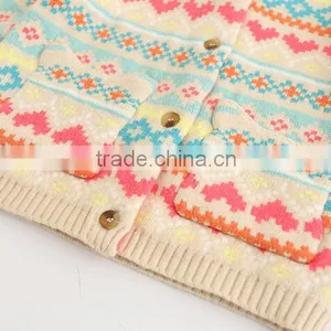 Wholesale Latest Cotton Knitting Children Kid Ugly Christmas Sweater for Girl thumbnail-5