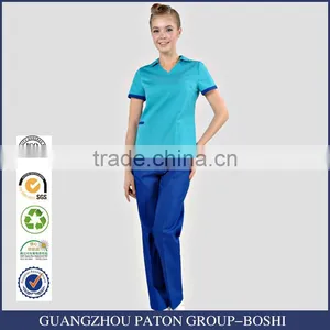New Design Light Blue Hospital Nurse Uniform thumbnail-1