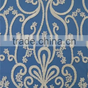 Hot Sale Factory Direct Price Cheap Discount Embroidery Tulle Lace Fabric thumbnail-1