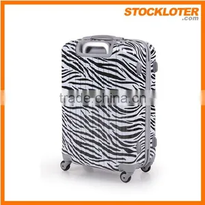 150704e Bags Leopard Stock Trolley Luggage Printed ABS Luggage Inventory thumbnail-1