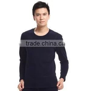 Top Brand High Quality Winter Warm Wool Thermal Underwear Set Men And Ladies Long Johns thumbnail-2