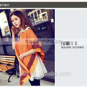 2016 Fashion Ladies Large Cotton Scarf Female Summer Beach Cover Ups Cashew Printed Twill Long Voile Scarf thumbnail-2