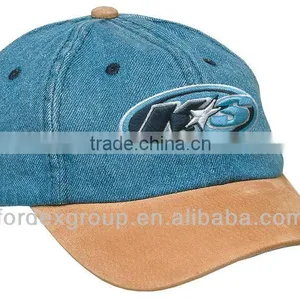 Printed Denim Sued Caps thumbnail-1