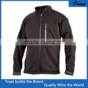 2016 Wholesale Black Men Softshell Jacket thumbnail-3