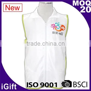 Fleece Vest With Light Weight Emborider Logo Vest thumbnail-6
