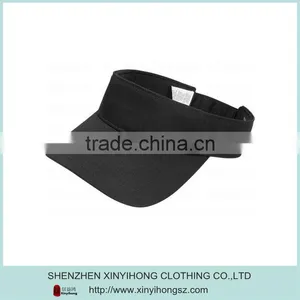 100% Polyester High Quality Customized Ladies Golf Visors Embroider Logo thumbnail-1