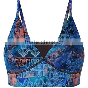 Factory Price Wholesale Custom Branded Young Ladies Sexy Sports Bra thumbnail-4
