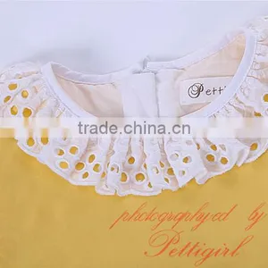 Easter Yellow Flower Girl Dresses Baby Clothes thumbnail-4