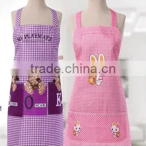 Advertising Promotional Gifts Small White Rabbit Kitchen Apron Custom Anti - Foupler Peach Skin ad Custom Gift Aprons thumbnail-1
