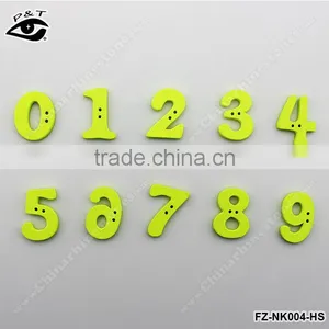 9x22mm Numbers Shaped Wood Buttones For Clothing DIY Decoration Accessories thumbnail-1