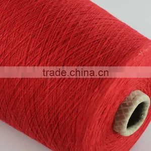 HIGH Grade Ne12s Recycled Dyed Poly Cotton Knitting Sock Yarn for Weaving thumbnail-3