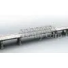Permanent Concrete Deck Steel Truss Bridge / Assembly Bridge for Medium Spans thumbnail-1