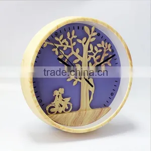 10 Inch Modern Decorative Wooden Wall Clock thumbnail-1