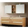 Multilayered Wood Bathroom Cabinet With Sticker thumbnail-1