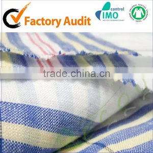 Wholesale117s*17s 100% Linen Fabric for Shirt thumbnail-5