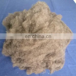 Yak Wool Manufacturer, Dehaired Tibet Yak Wool Brown 19.0mic 26mm thumbnail-1