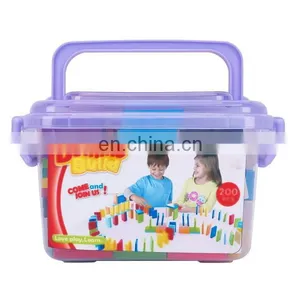Colorful Dominoes Building Block Set thumbnail-1