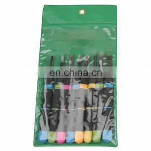 8pcs Assorted Plastic Handle Carving Knives Set thumbnail-3