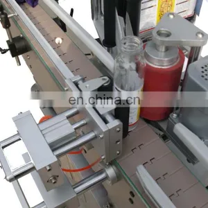 Delta Servo Motor Automatic Fix-point Round Bottle Sticker Labeling Machine With Turntable thumbnail-6