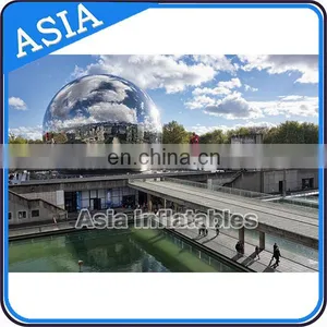 Hot Selling Inflatable Gold Mirror Surface Ball , Large Mirror Balls for Sale thumbnail-2