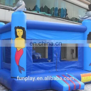 HI 0.55mm Pvc Commercial Bouncy Castle Inflatable Bouncer Shark Jumping Castle Hot Sale thumbnail-1