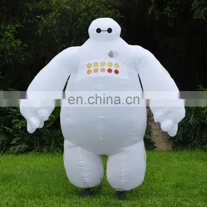 Guangzhou Inflatable Bay Max Costume Funny White Inflatable Costume for Men thumbnail-1