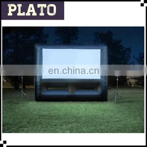 Black Frame Stand Inflatable Movie Screen For Night Outdoor Event thumbnail-1