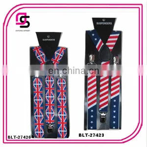 2014 Fashion Elastic Suspender American Flag Braces thumbnail-1
