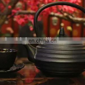 Japanese China Cast Iron Teapot thumbnail-1