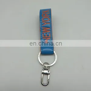 New Style Promotion Gift Leather Keychain Custom thumbnail-5