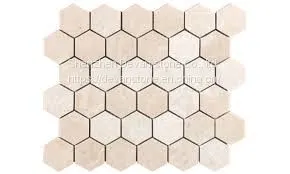 Popular Design Decorative Mosaic Hexagon Marble Mosaic thumbnail-1
