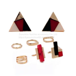 Dange Drop E06-19112 ， Fashion Drop Earrings，Fashion Jewelry Sets，Stainless Steel Jewelry Sets thumbnail-1