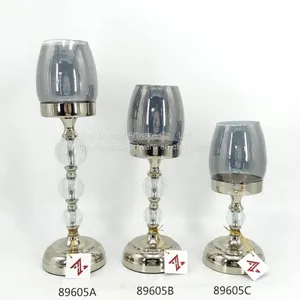 Latest Style Transformable Gold and Black Metal Candle Holder From China Factory thumbnail-1