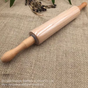 Wooden Rolling Pin,Made of Beech Wood thumbnail-3