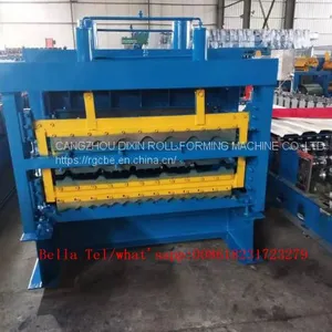 Roofing Sheet Roll Forming Machine Double Layer Metal Tile Making Machine thumbnail-2