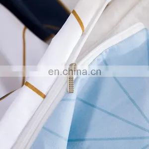 3-piece Reversible Luxurious Comforter Set Bedding Geometric Pattern Bedding Set thumbnail-4