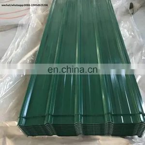 Color Coated Corrugated Aluminium Corrugated Roofing Sheets thumbnail-1