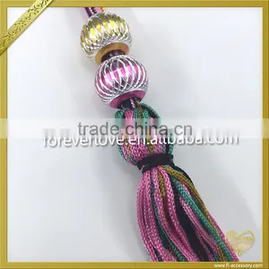 Wholesale Miseed Color Decorative Silk Tassel /Colorful Tassels FT-040 thumbnail-4